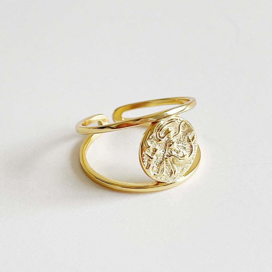 Bague en Argent Pur Style Sirène